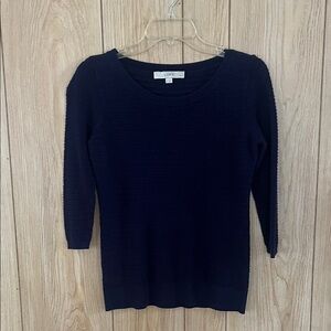 LOFT Deep Blue Knit Top